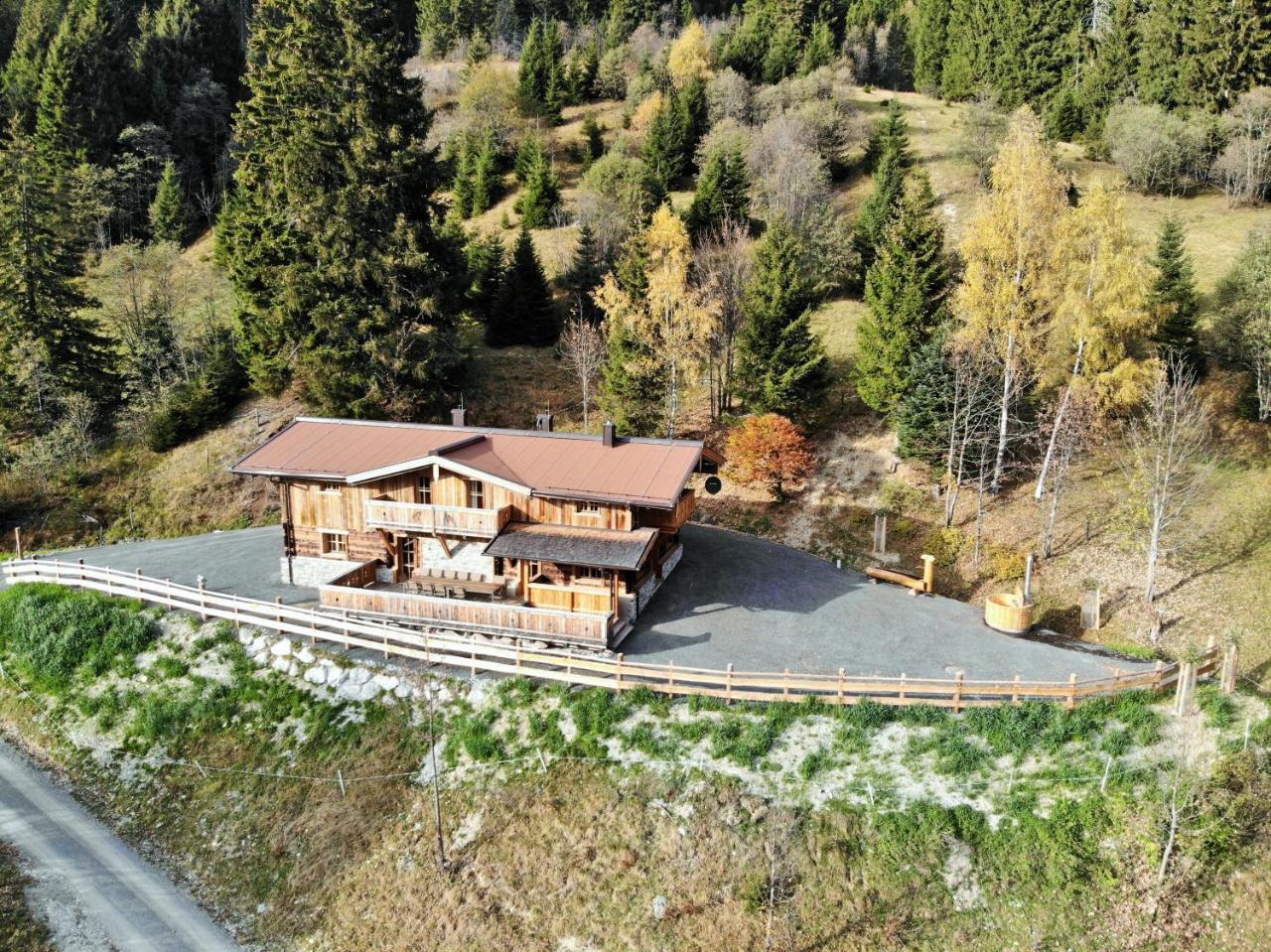 Almhuette Lengau Villa Saalbach-Hinterglemm Bagian luar foto